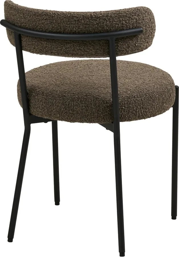 Barna kárpitozott étkezőszék Badalona – House Nordic