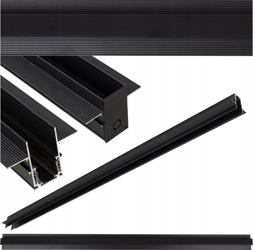 Led szalag Süllyesztett sín 1m Mágneses világítás M20 1-fázisú