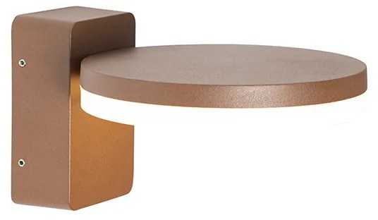 Modern kültéri fali lámpa rozsdabarna, LED-del, IP54 - Esmee