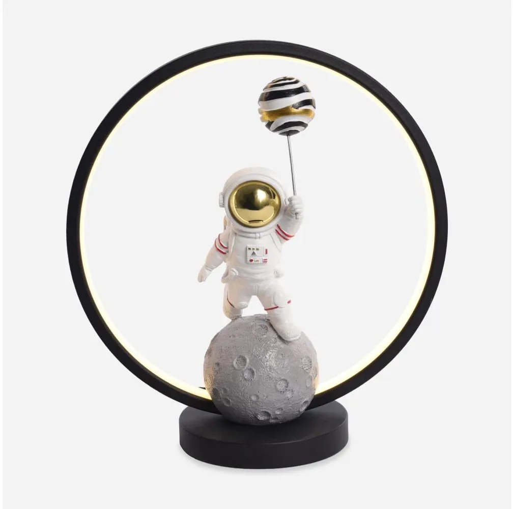 Zuma Line EX04F307U-1 - LED Asztali lámpa ASTRONAUT LED/4W/5V fekete