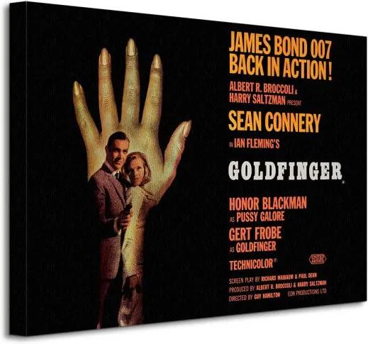 Vászonkép James Bond (Goldfinger - Hand) 40x30cm WDC92003