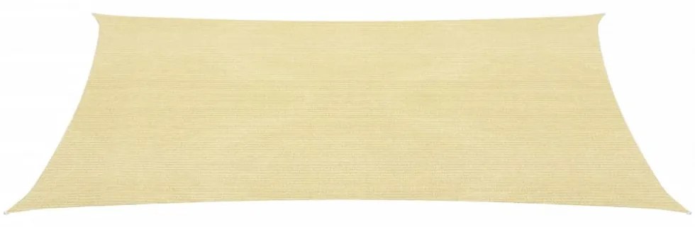 bézs HDPE napvitorla 160 g/m² 2,5 x 4 m