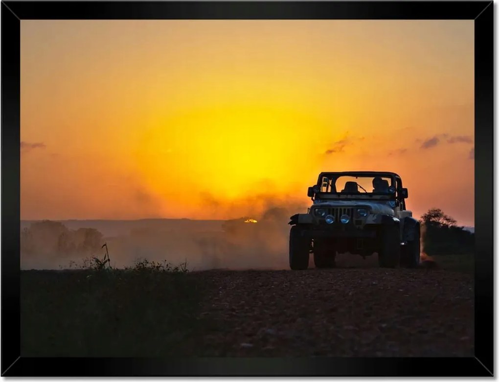 Poszterek keretben 40x30 Sivatag Terepjáró