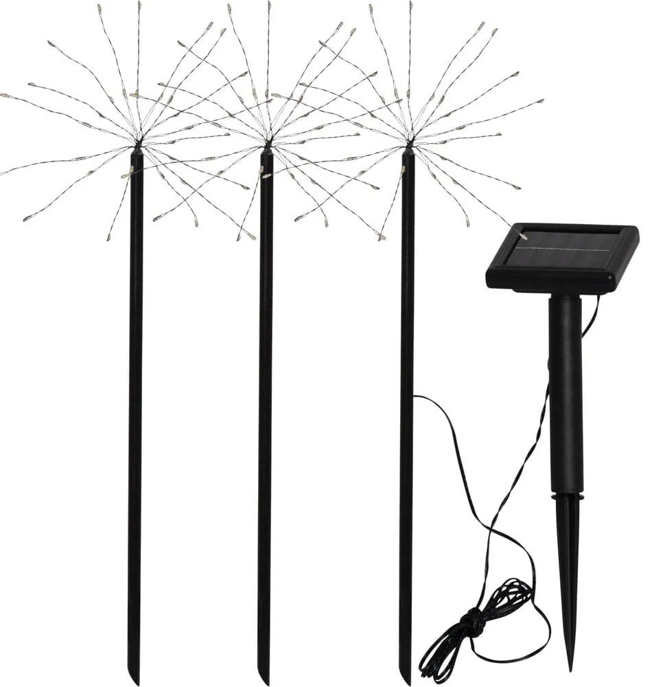 Firework 3 db kültéri napelemes LED lámpa, magasság 40 cm - Star Trading