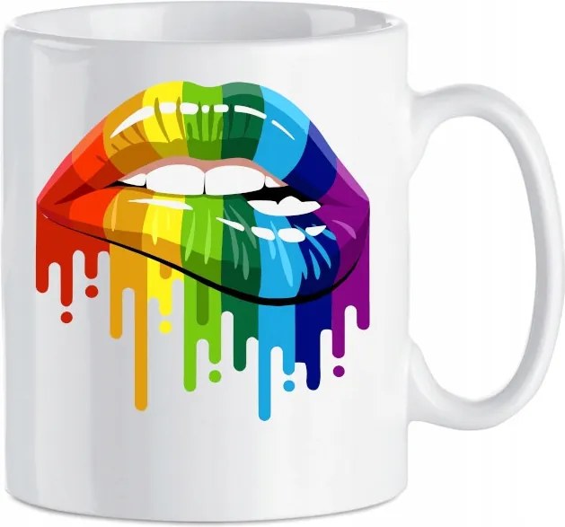 Bögre Száj nyomtatás Színes Lmbt 330 ml