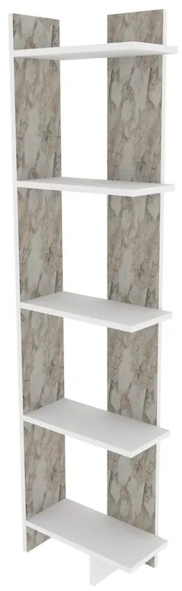 könyvespolc Alis - White