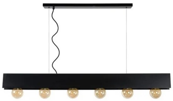 Lucide 30474/06/30 - Csillár zsinóron SURTUS 6xE27/60W/230V