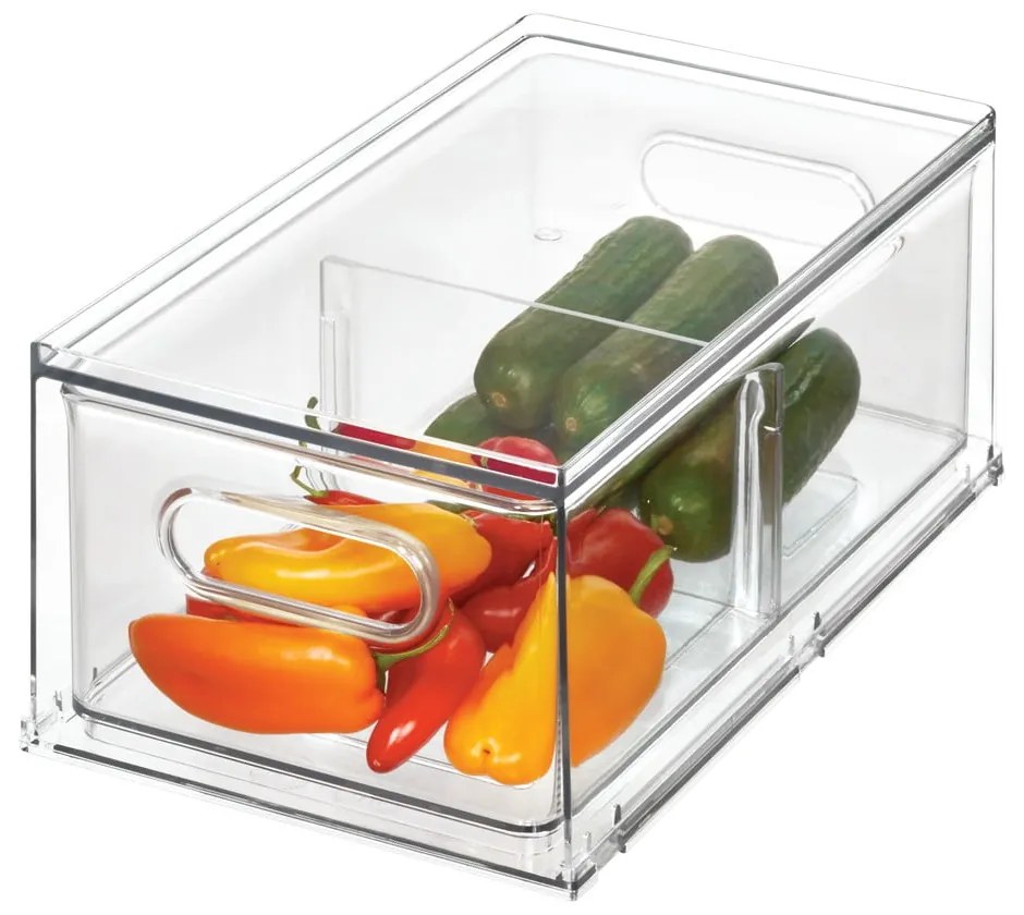 Átlátszó tárolódoboz hűtőbe, 31,8 x 17,8 x 12,1 cm - iDesign The Home Edit