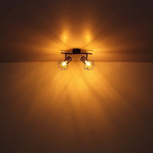 Globo 54017-2M - Spotlámpa PRISKA 2xE27/40W/230V