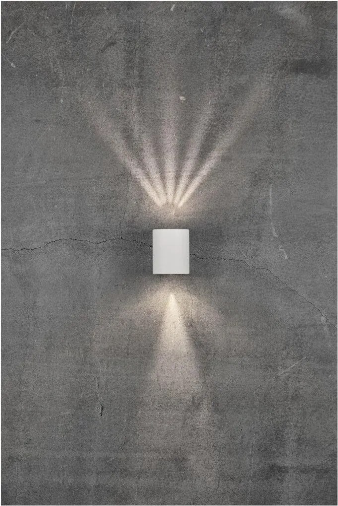 NORDLUX 49701001 CANTO Modern Kültéri Fali Lámpa Fehér LED IP44