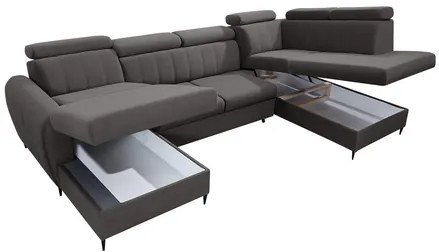 Sarokkanapé U Potazuro XL (bézs) (tárolóhellyel) (J). 1104959