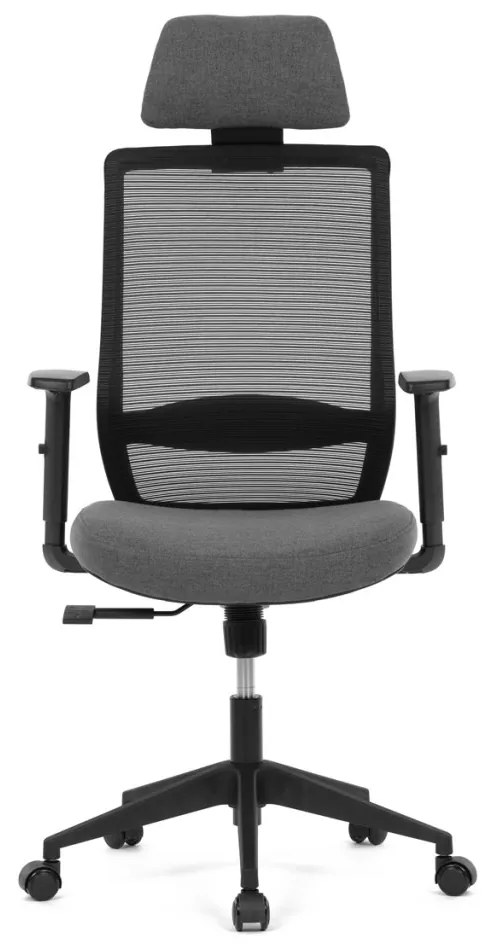 Scaun pivotant negru cu mecanism sincron. KA-V3329