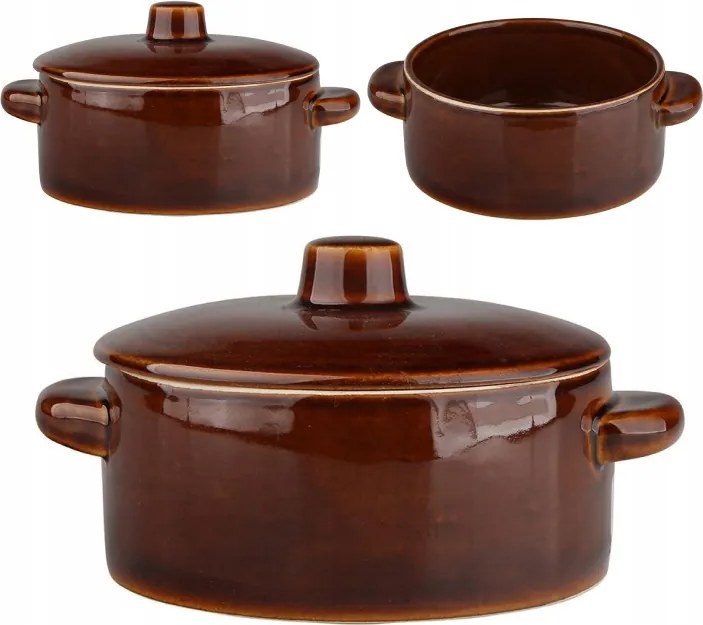 Q16 Egyenes Fazék Zsírtartó Fedéllel Otthoni Konyha