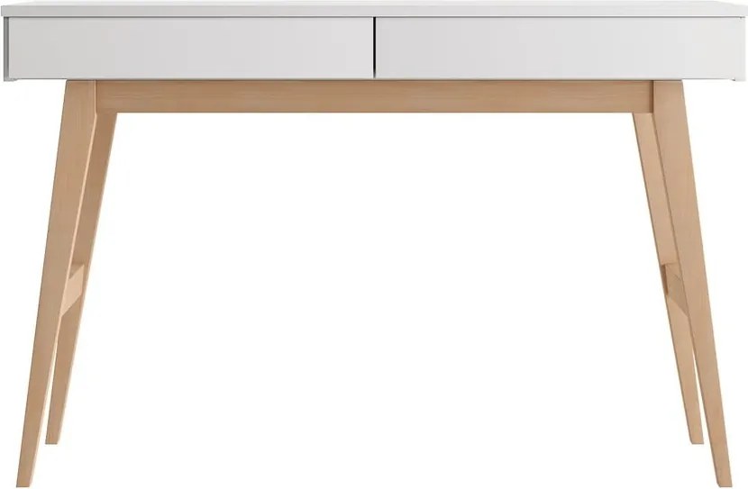 Gyerek íróasztal fehér asztallappal 60x120 cm Swing – Pinio