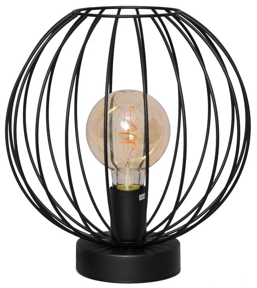 Asztali lámpa MERCURE 1xE27/15W/230V fekete