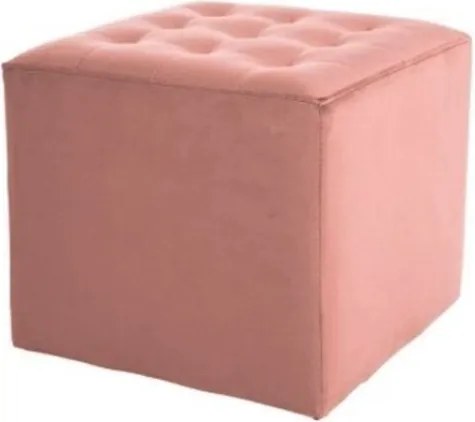 Órózsaszín puff LORI VELVET