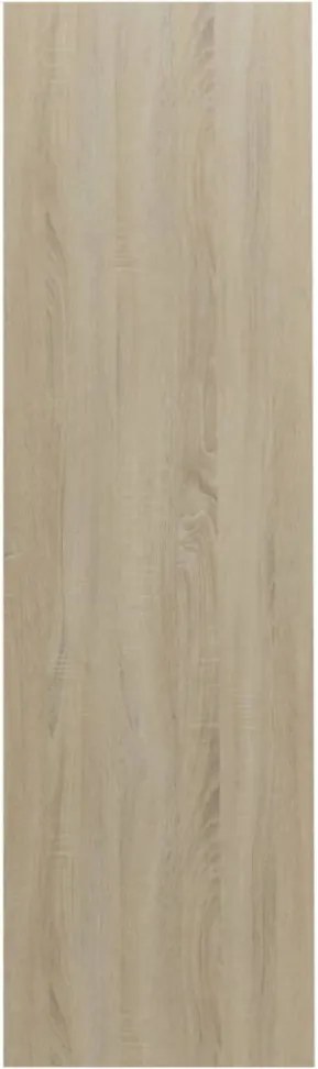 sonoma tölgy színű szerelt fa könyvszekrény 97,5x29,5x100 cm