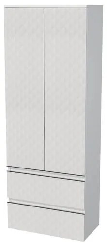 Fürdőszobaszekrény magas SAT Cube Way 60x163x33 cm fehér matt CUBE3DV602D2ZBP