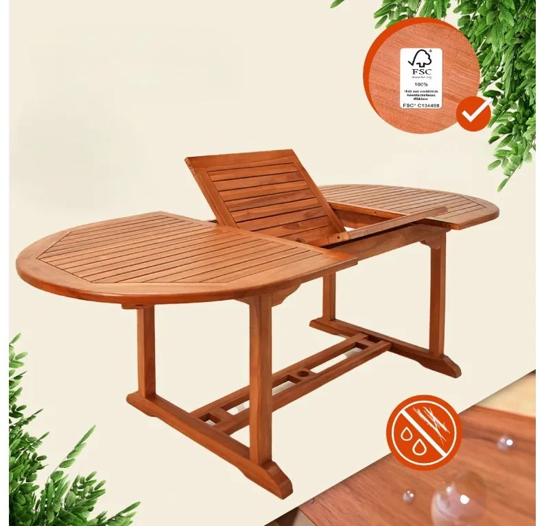 Deuba Vanamo kerti asztal - eukaliptusz