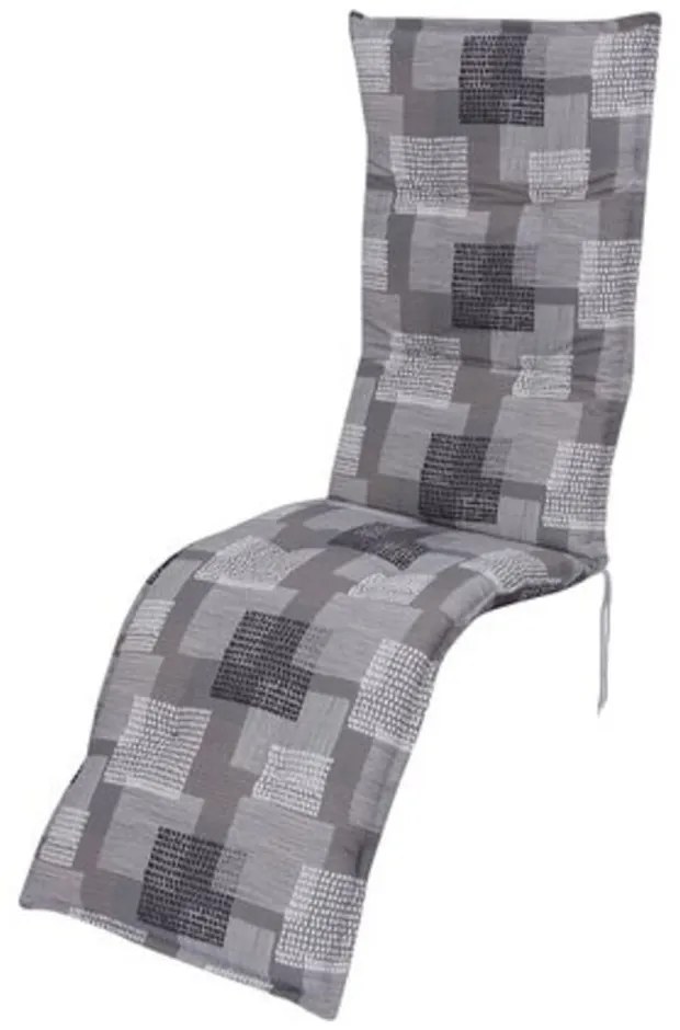 Szürke kerti székpárna napozóágyra 52x170 cm Stoke – Sun Garden