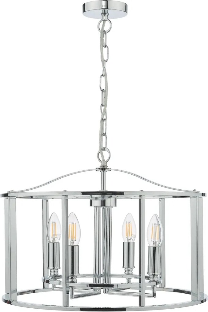 Dar Lighting klasszikus csillár myka csiszolt króm darmyk0450