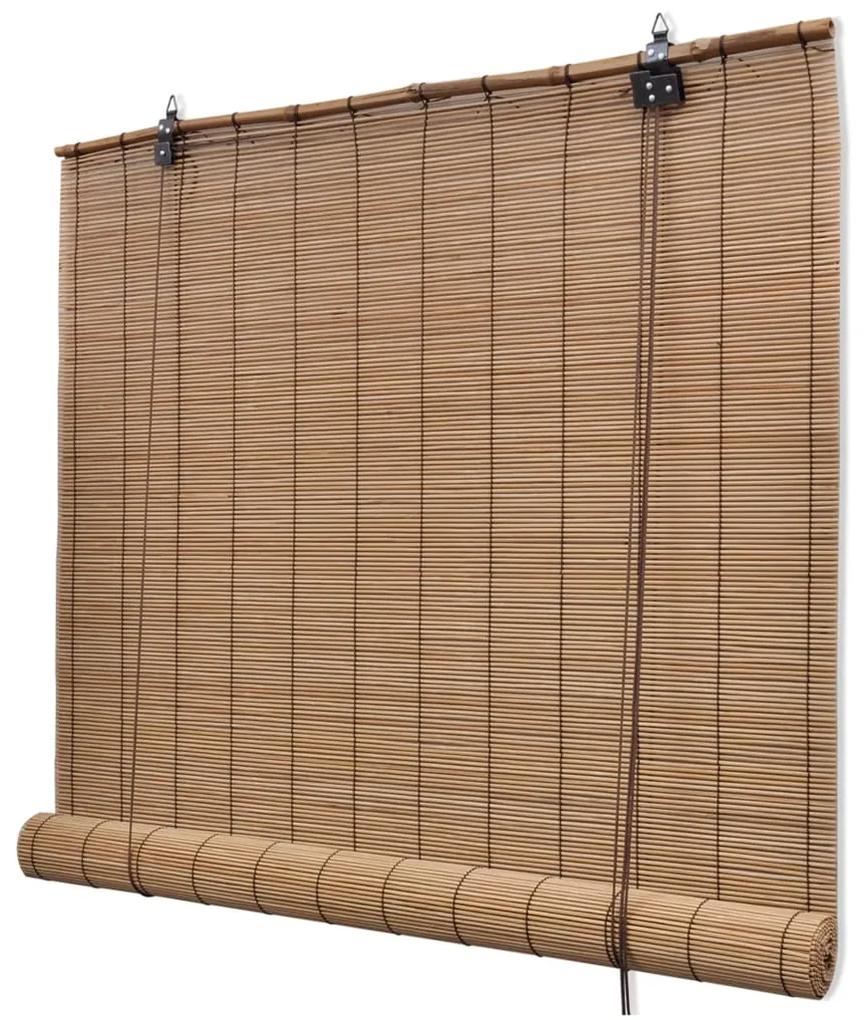 vidaXL barna bambuszroló 150 x 160 cm