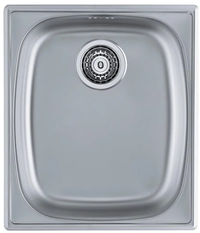 ALVEUS 1082195 - Mosogató BASIC 44x38 cm matt acél/satin, nagy konnektor
