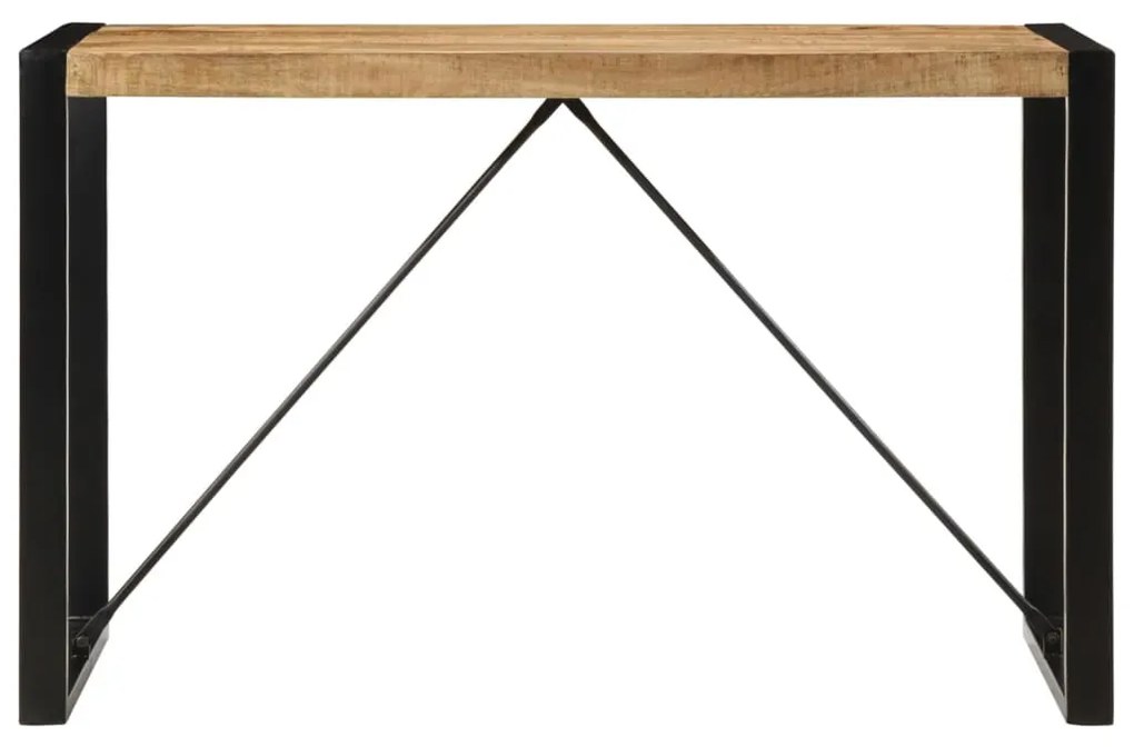 Tömör nyers mangófa étkezőasztal 120 x 55 x 76 cm