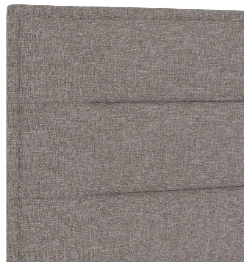LED Fejtámla Vonalak Dizájn Taupe 80 cm Szövet