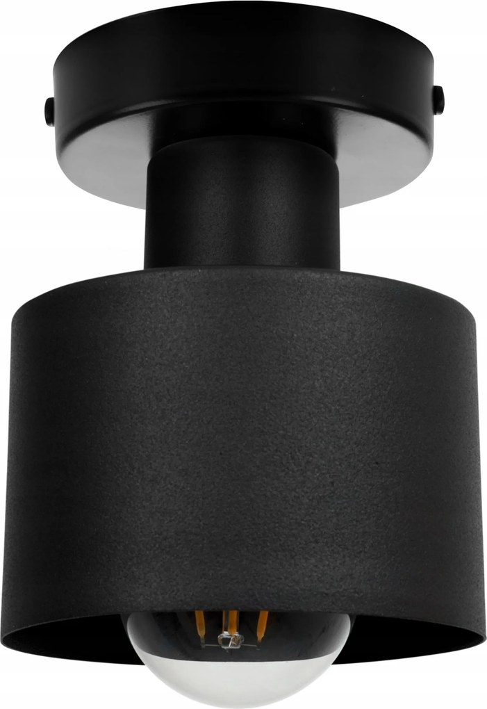 Mennyezeti Lámpa Fali Lámpa Plafon Fekete Loft Nappali Fürdőszoba Szoba Fém