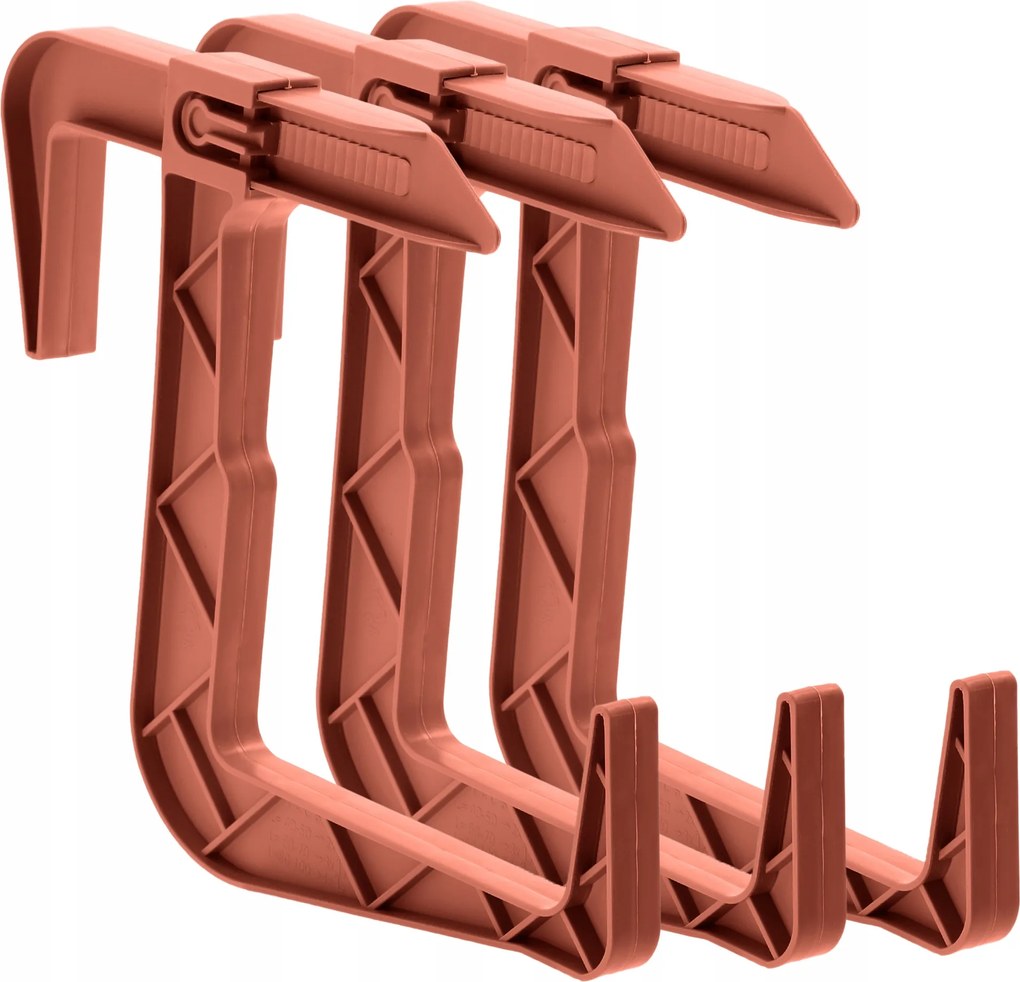 Virágtartó Akasztó Erkélyláda Kampó Dobozokhoz 3 db-os szett