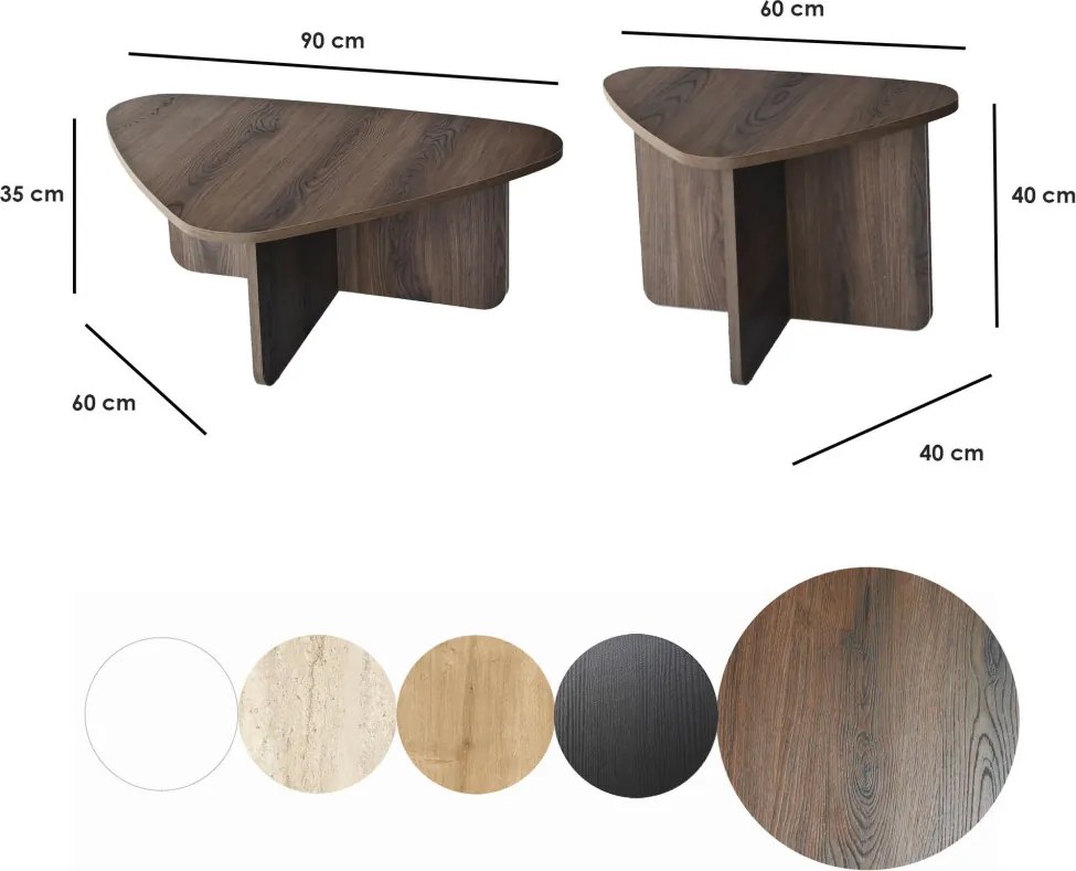 Ballare Set - Walnut