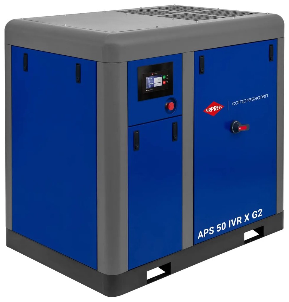 Csavarkompresszor APS 50 IVR X G2 10 bar 50 LE/37 kW 1970-6510 l/perc 369450-IVR-G2