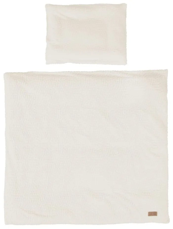 Krémszínű gyerek ágyneműhuzat babaágyhoz 80x80 cm Seashells – Roba