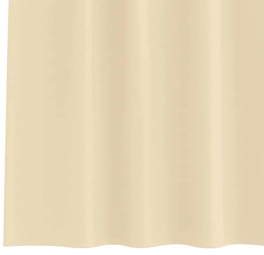 Függönyök függönyökkel 2 pcs Krém 140x140cm Poliészter