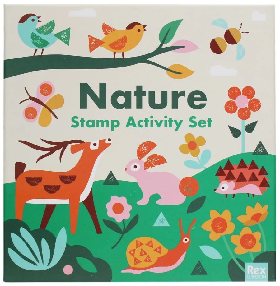 Kreatív készlet Stamp Activity Set Nature – Rex London