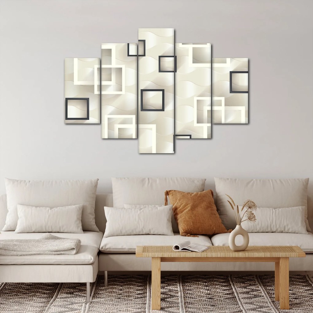Geometriai absztrakt kép (150x105 cm)