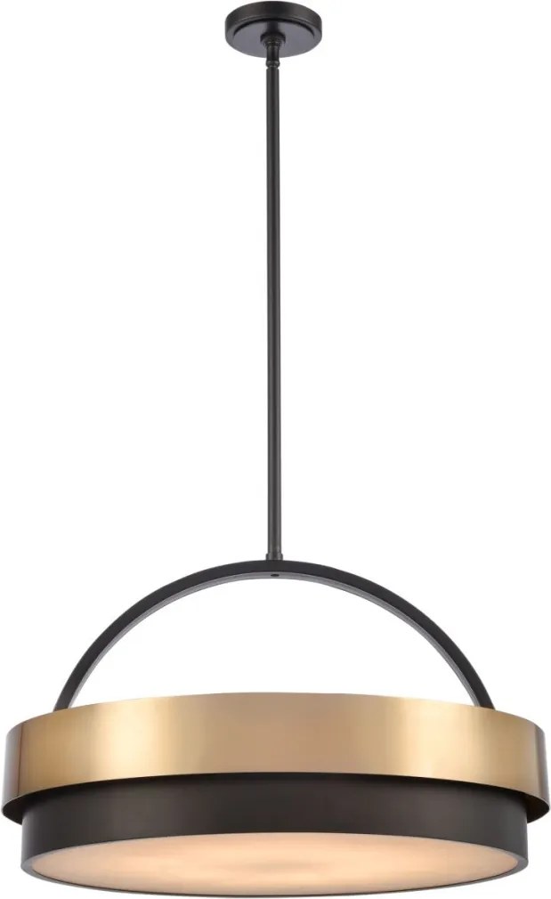COSMO LIGHT P06753BR COBURG Modern Függesztett Lámpa Sárgaréz E14 IP20