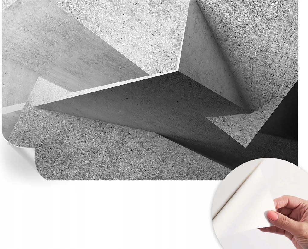 Gyönyörű öntapadós tapéta falra Geometrikus szerkezetek 416x254 cm