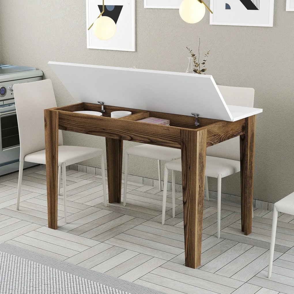 Étkező asztal Kiev 505 - Walnut, White