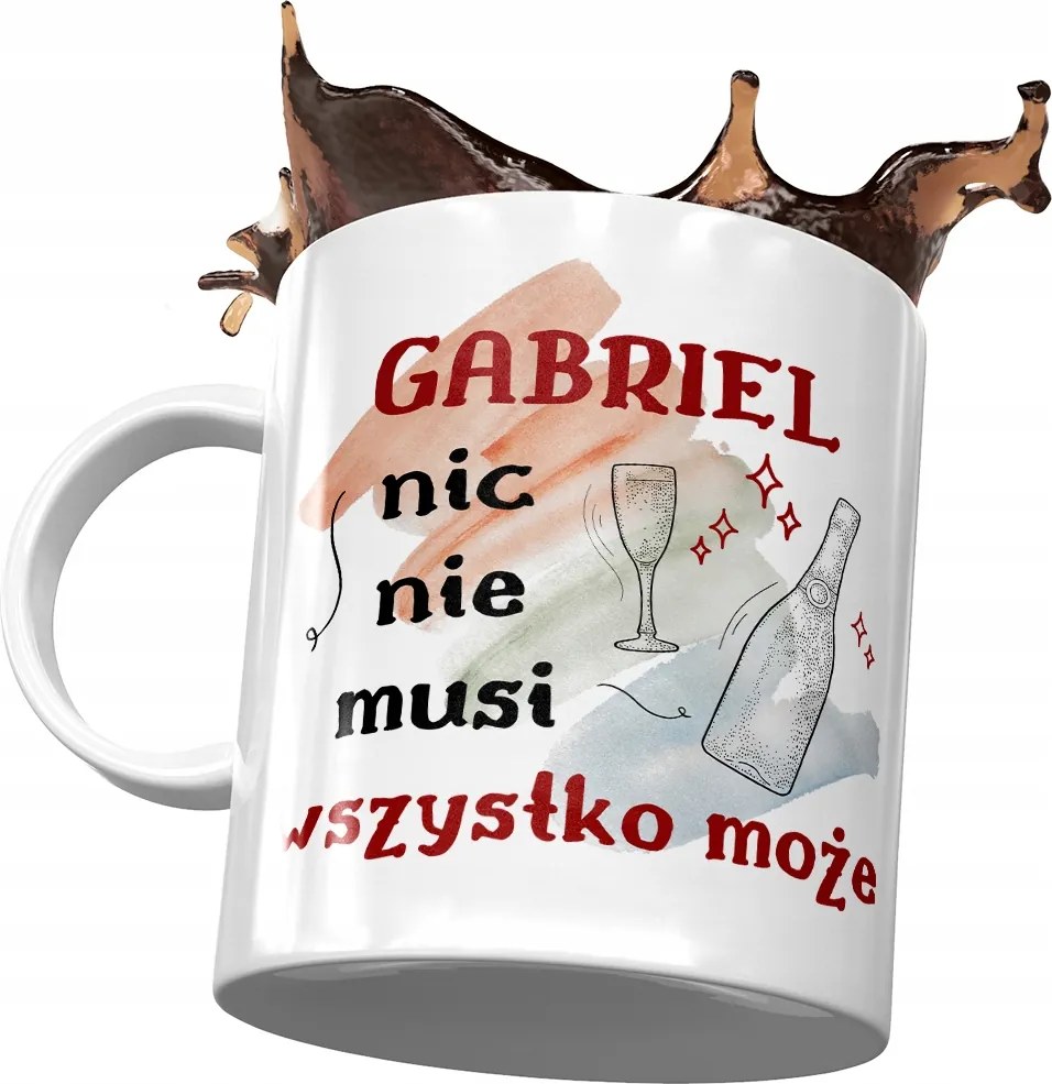 Bögre Gabriel Gabrysia Férj Kolléga Ajándék Nyomtatott Fotóval