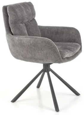 HALSA étkezőszék, 1 db, szürke