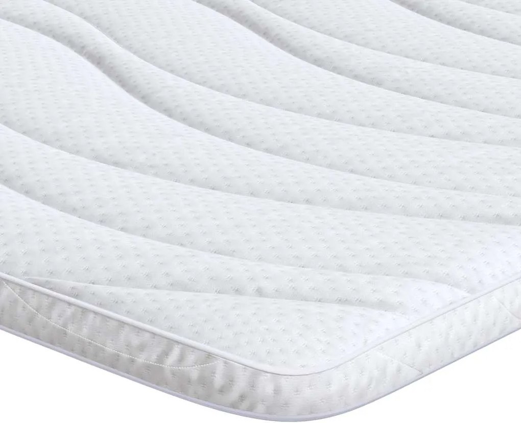 vidaXL Matrac topper Fehér 70 x 200 cm Kötött Anyag