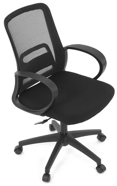 Fekete Hálós Irodai Szék, Hinta Mechanikával. BK – KA-S3015