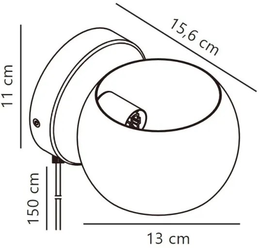 Nordlux - Állítható fali spotlámpa BELIR 1xG9/5W/230V bézs