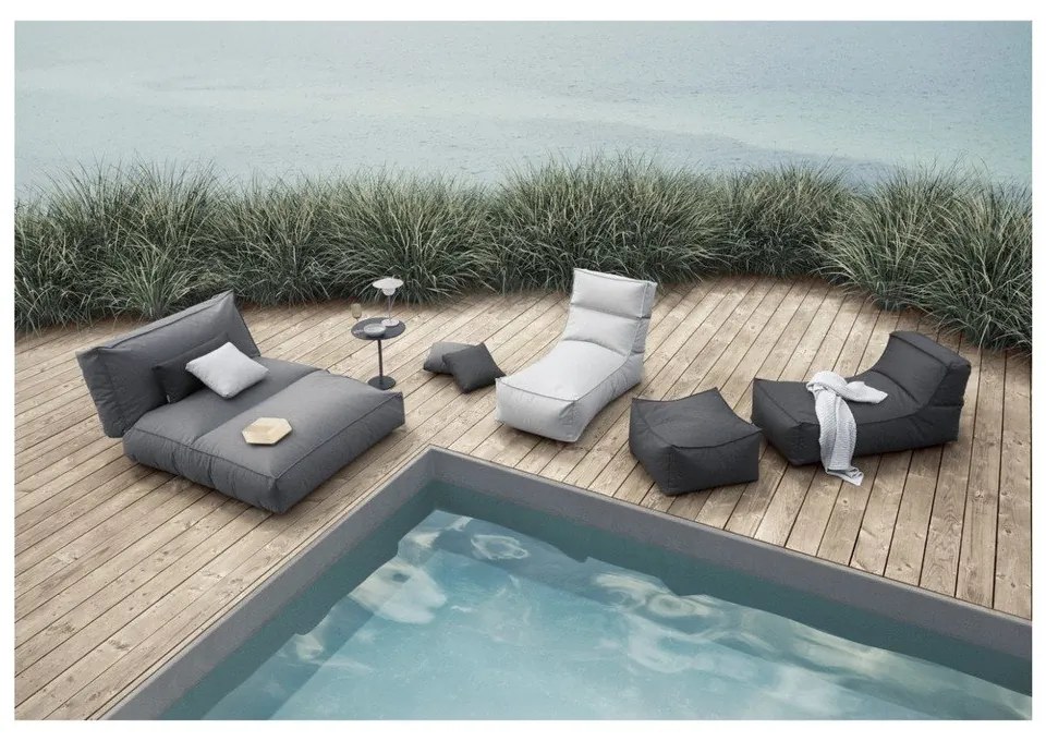 Coal sötétszürke kerti nyugágy, 120 x 190 cm - Blomus