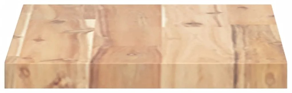 3 db kezeletlen tömör akácfa függőpolc 60 x 20 x 2 cm