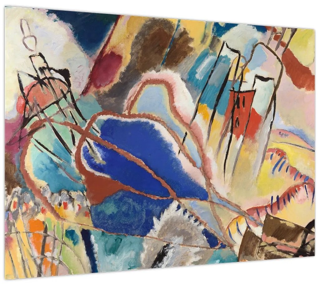 Kép -  Vasily Kandinsky, Improvisation No. 30 (Cannons), reprodukciók (70x50 cm)