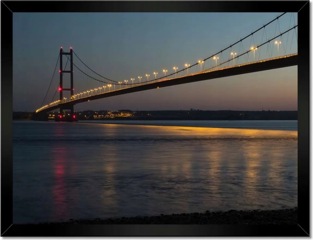 Poszterek keretben 40x30 Híd lámpákkal