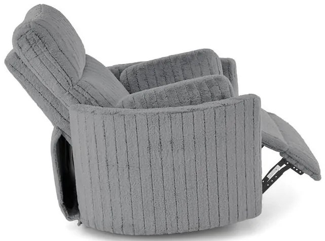 Pegas dönthető és forgatható fotel szürke